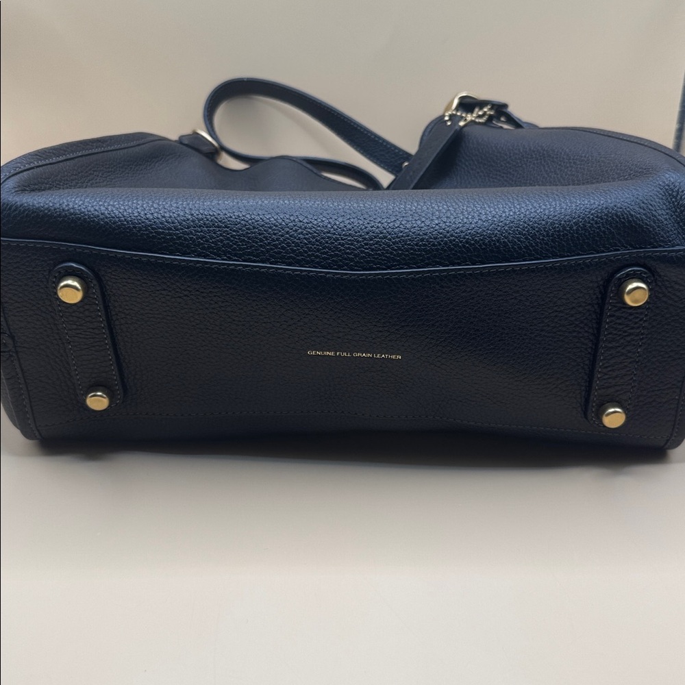 Coach Bella Black Leather Shoulder Bag - Picture 7 of 8